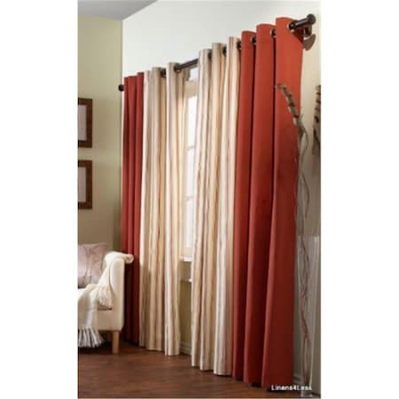 Commonwealth Home Fashions Commonwealth Home Fashion 54 in. Thermalogic Insulated Grommet Top Curtain, Black 70370-188-103-54